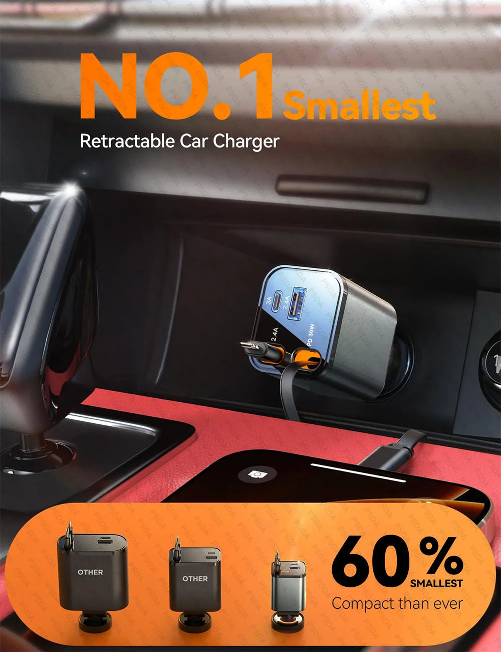 Caricatore carica rapida 69W